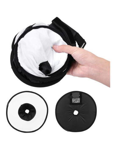 Difusor Softbox Plegable Cyrank 42x16cm para Flash de Cámara