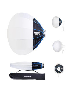 Modificador de Luz Suave Amaran Lantern 65, 65cm, Portátil