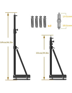 2 Piezas Brazo de Boom Montado en Pared ShowMaven 169cm Ajustable 2