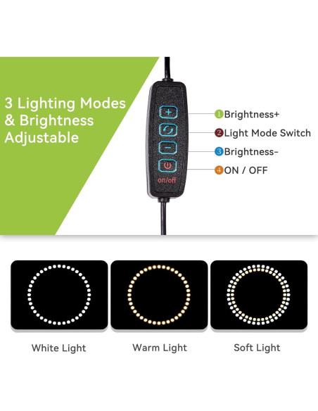 Caja de Luz para Fotografía ZapPort 30.48cm con 120 LED y 6 Fondos