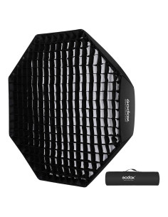 Softbox Octágono Godox 120cm con Rejilla y Difusores
