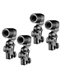 Soporte para Bombilla E27 Meking - Paquete de 4, Ajustable 180