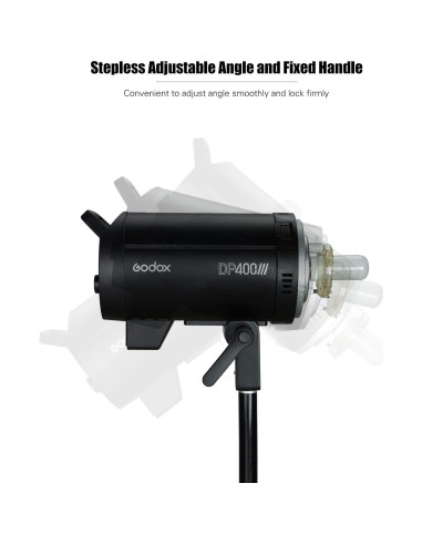 Flash de Estudio Godox DP400III 400Ws Inalámbrico 5600K