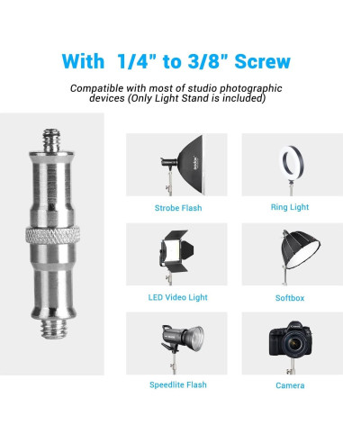 Soportes de Luz EACHSHOT 2 Piezas con Bolsa de Transporte