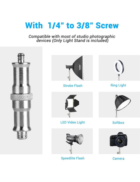 Soportes de Luz EACHSHOT 2 Piezas con Bolsa de Transporte Soportes de Luz EACHSHOT 2 Piezas con Bolsa de Transporte