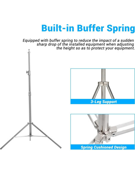 Soportes de Luz EACHSHOT 2 Piezas con Bolsa de Transporte Soportes de Luz EACHSHOT 2 Piezas con Bolsa de Transporte