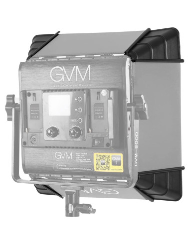 Difusor Softbox Plegable GVM RGB 850D para Luz LED 50W