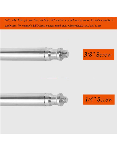 Brazo de Extensión YUOCU 128 cm Soporte de Acero Inoxidable