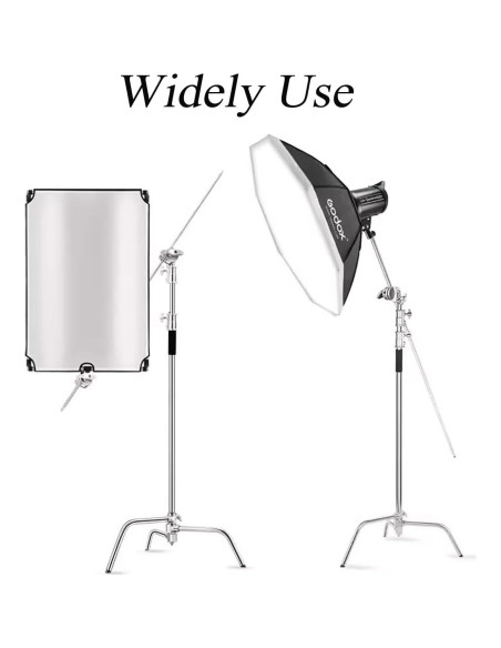 Brazo de Extensión YUOCU 128 cm Soporte de Acero Inoxidable