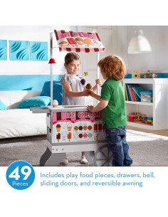 Carrito de Comida de Juguete Melissa & Doug - 40 Piezas 2