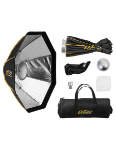 Softbox Octagonal Glow EZ Lock 25" para Speedlight - Bowens
