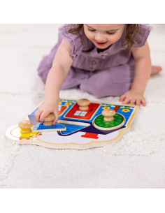 Rompecabezas de Madera Melissa & Doug Formas Jumbo 30.5 cm 2