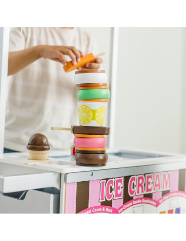 Carrito de Comida de Juguete Melissa & Doug - 40 Piezas