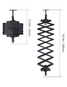 Pantógrafo de Caída DATOUBOSS 2M para Iluminación Estudio 2
