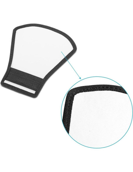 Difusor de Flash Neewer Reflector Blanco/Plateado para Nikon y Canon