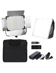 YONGNUO YN9000 Luz LED Bi-Color 3200K-5600K con Softbox