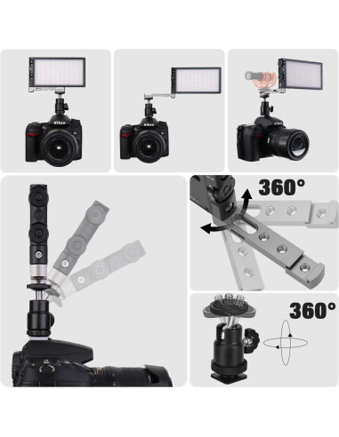 Luz de Video RGB PIXEL G1s LED 12W Recargable 2500-8500K