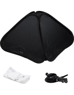 Softbox Plegable Fotodiox 60x60cm con Soporte para Flash 2