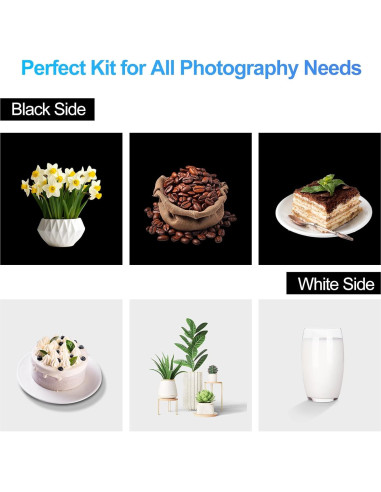 Kit de Fotografía EMART 2-en-1 6.5x10ft con Iluminación 105W