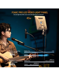 Panel de Luz LED GODOX P260C Pro 45W Bi-Color 2800K-6500K 2