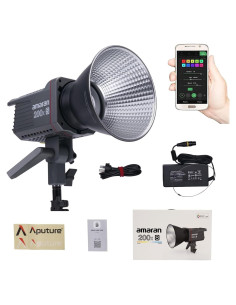 Luz LED Bi-Color Amaran 200X S 3.69kg Control APP