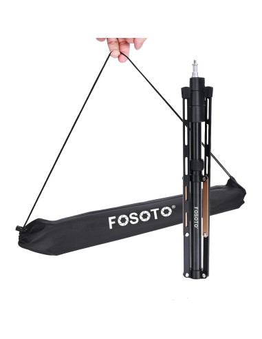 Soporte de Luz Plegable FOSOTO 75" Aluminio Ajustable 2.1m