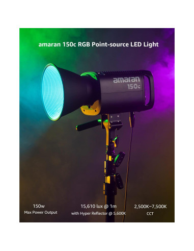 Aputure amaran 150c Luz de Video RGB 150W Montaje Bowens