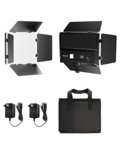 Luz de Video LED D30 Baoyi 20W 2400Lux Regulable 2500-6500K