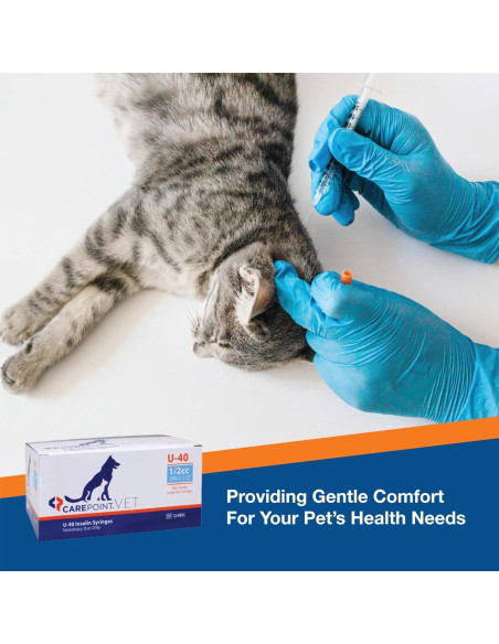 Jeringas de Insulina U-40 29G 1cc para Mascotas - Caja de 100