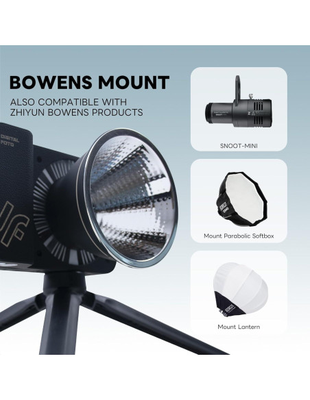 Luz de Video LED DFCINE DF-100BI-UM 100W Bi-Color 2700K-6500K Luz de Video LED DFCINE DF-100BI-UM 100W Bi-Color 2700K-6500K