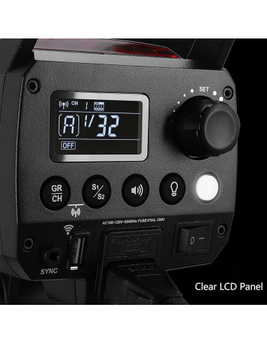 Godox MS200-V Luz de Flash Estroboscópica 200W LED 110V