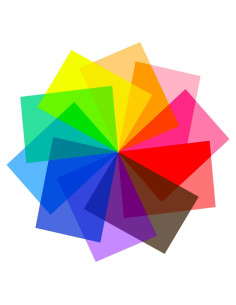 Paquete de 10 Filtros de Gel de Luz SouilGoal A4 Multicolor