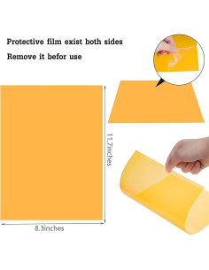 Paquete de 10 Filtros de Gel de Luz SouilGoal A4 Multicolor 2