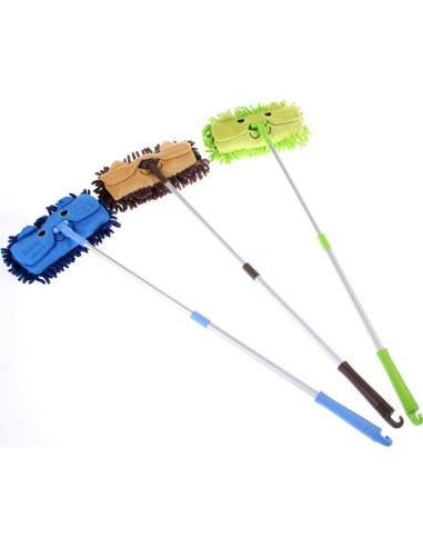 Mini Mopa de Microfibra Xifando Azul 44.6x10 cm Desmontable