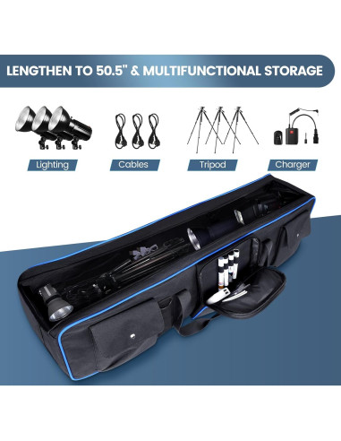 Bolsa de Transporte YOREPEK para Trípode 128 cm Resistente