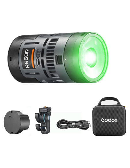 Godox RS60R Luz LED RGB Monolight Mini para Video Godox RS60R Luz LED RGB Monolight Mini para Video