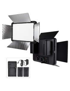 Luz de Video LED WBLOOMSI con Baterías 4400mAh y CRI 96+