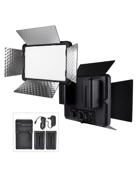 Luz de Video LED WBLOOMSI con Baterías 4400mAh y CRI 96+