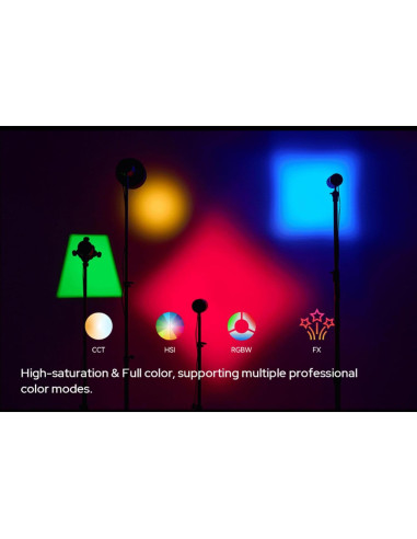 Godox RS60R Luz LED RGB Monolight Mini para Video