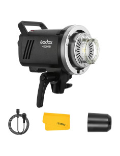 Flash Estroboscópico Godox MS300V 300W con Luz LED 10W