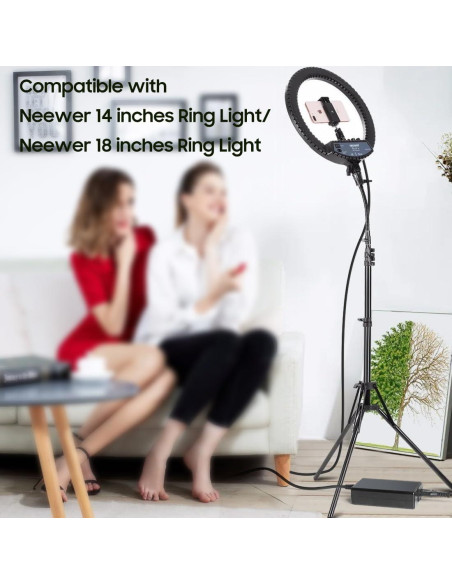 Adaptador de Corriente 15V 4A para Neewer Ring Light 14" 18"