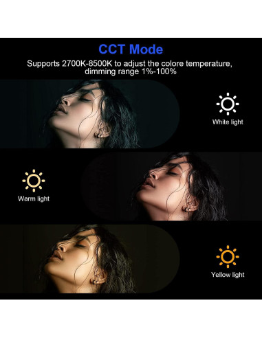 Luz LED Flexible RGB Sirui B25R 25W 2700-8500K Control APP