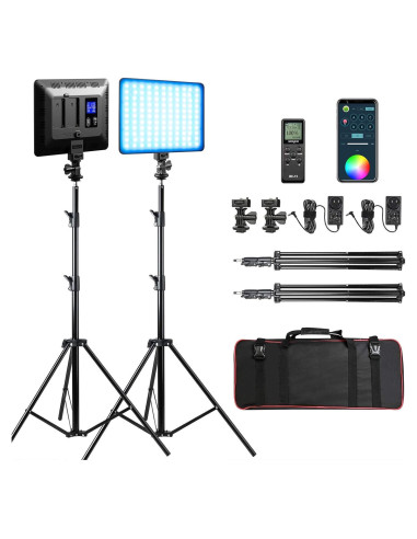 Kit de Iluminación LED RGB Weeylite Sprite20 - 2 Paneles
