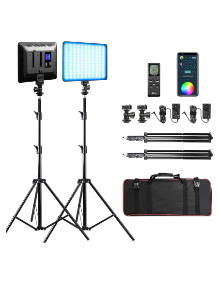 Kit de Iluminación LED RGB Weeylite Sprite20 - 2 Paneles