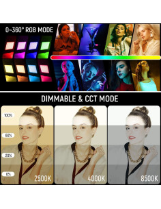 Kit de Iluminación LED RGB Weeylite Sprite20 - 2 Paneles 2