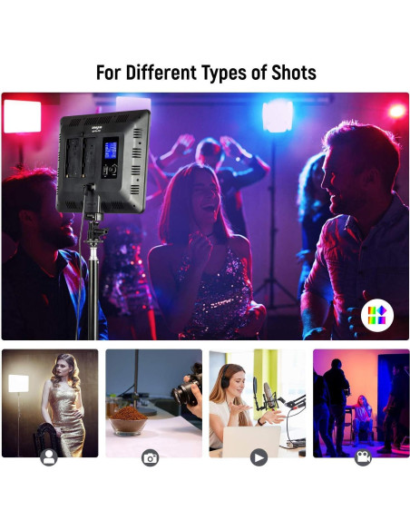 Kit de Iluminación LED RGB Weeylite Sprite20 - 2 Paneles