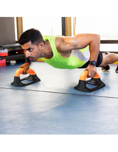 Barras de Push Up SELEWARE con Mango de Goma - Soporta 227 kg 2