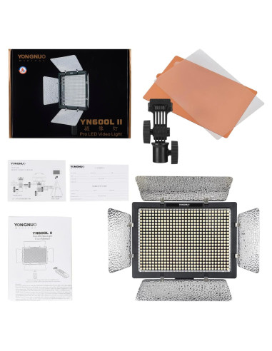 Yongnuo YN600L II Luz de Video LED Ajustable 3200K-5600K