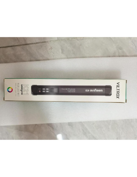 Varita de Luz LED Portátil JYC K21 RGB 2500K-8500K Varita de Luz LED Portátil JYC K21 RGB 2500K-8500K
