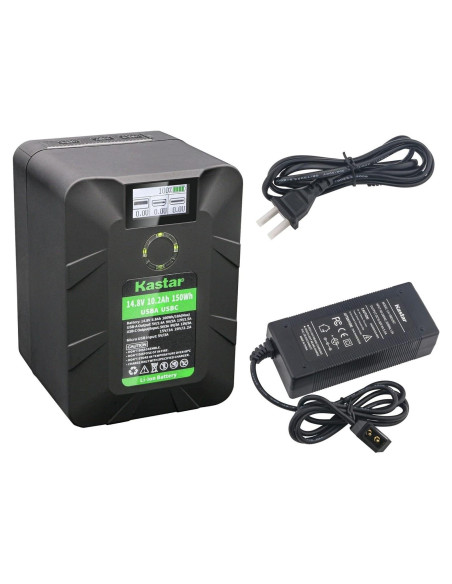 Batería V-Mount Kastar BP-Y150W + Cargador D-Tap 100Wh